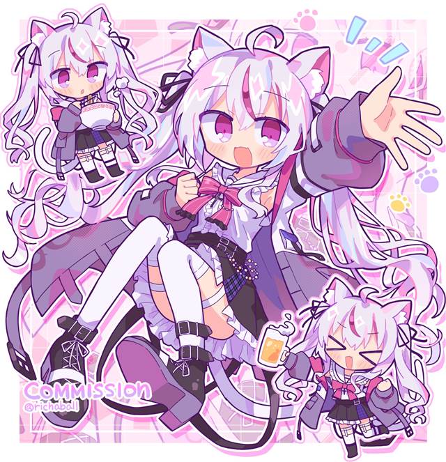 女孩子, cat ears, 双马尾, Virtual Youtuber 100+ bookmarks