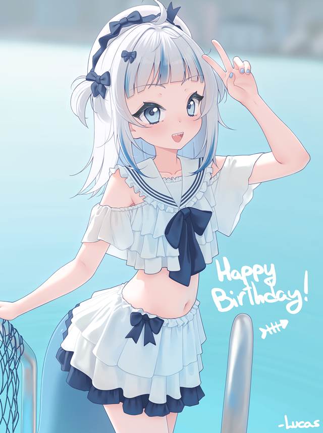 噶呜·古拉, 虚拟主播, Hololive, 腹部