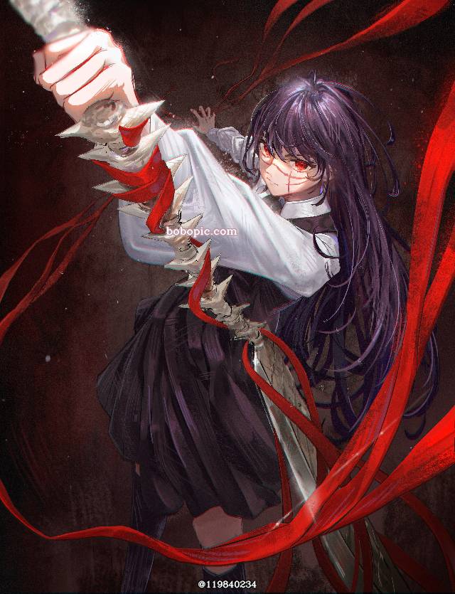 一张夜,电锯人,约尔,三鹰朝,小女孩,战争恶魔绘画图片
