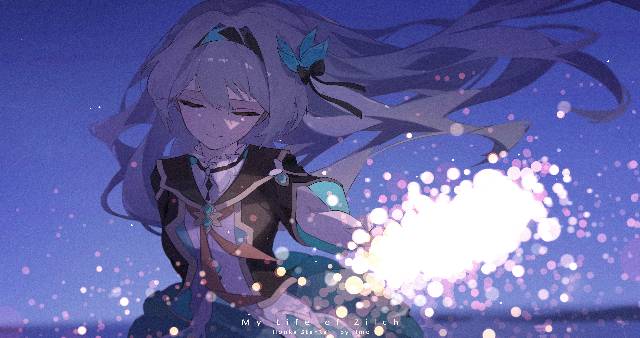 girl, Firefly, Honkai: Star Rail, fan art, doujin, 流萤（星穹铁道）
