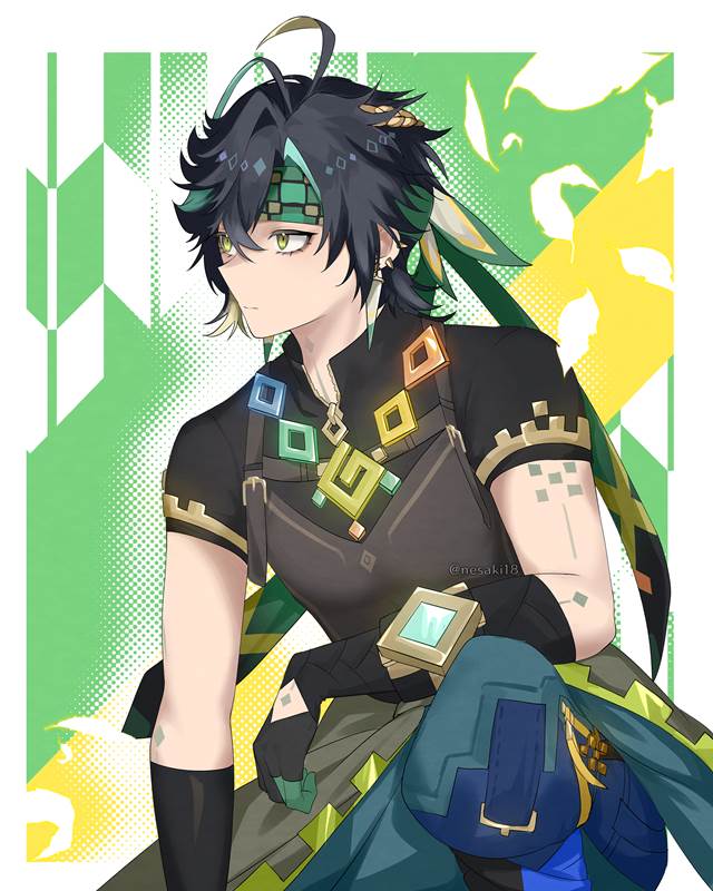 《原神》纳塔5.0角色基尼奇Pixiv高清壁纸图片