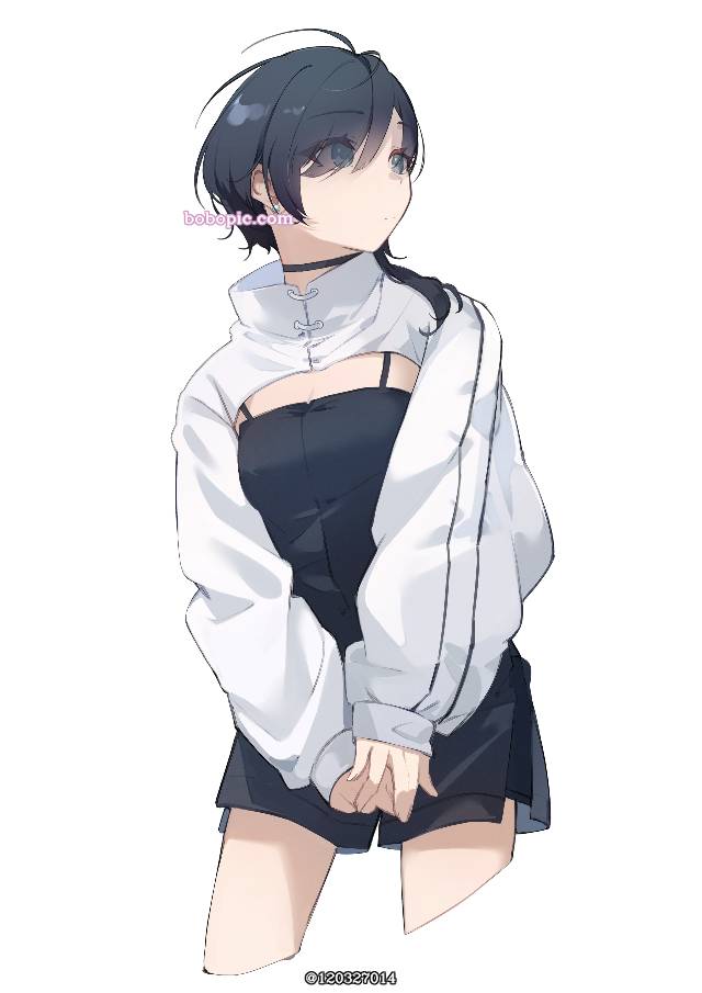 一张小女孩绘画图片