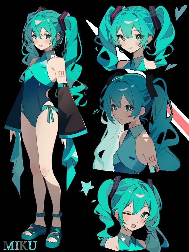 hatsune miku, girl, miku