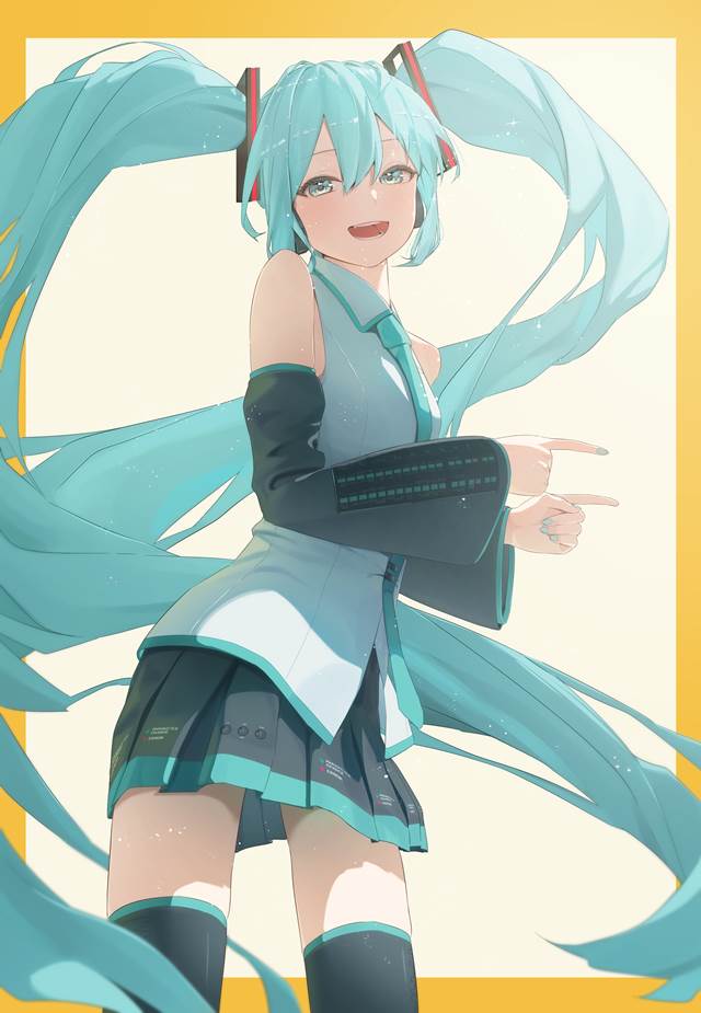 双马尾,初音未来图片