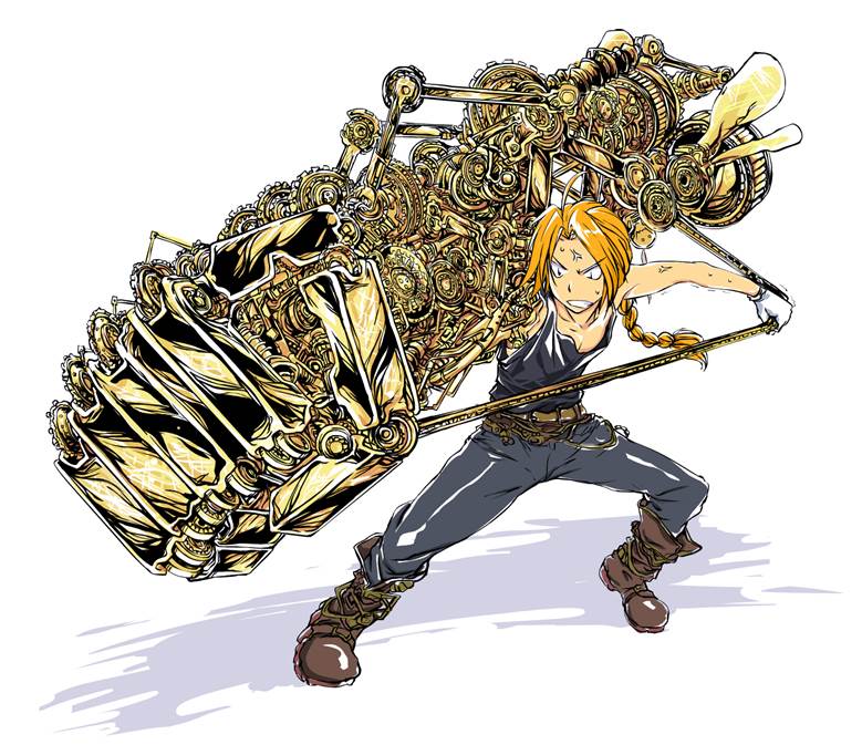 钢之炼金术师, 机械, ed, edward elric, 感觉赢不了, 建议点击, Fullmetal Alchemist 100+ bookmarks