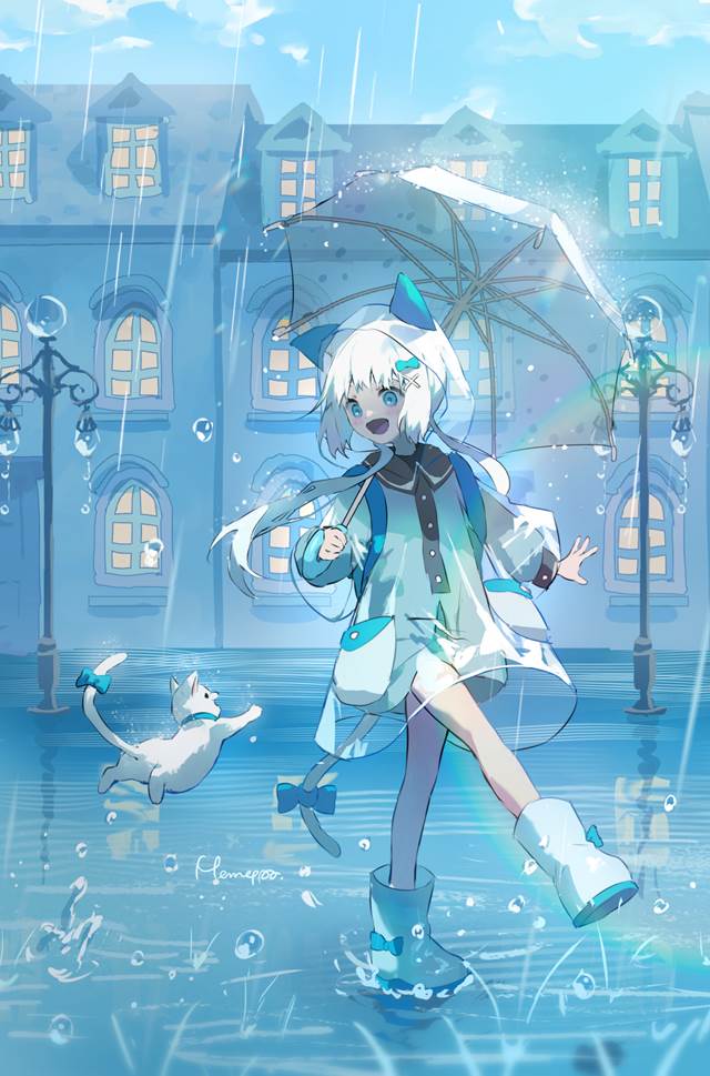 每一张神仙颜值_P站画师めめっぽ作品分享