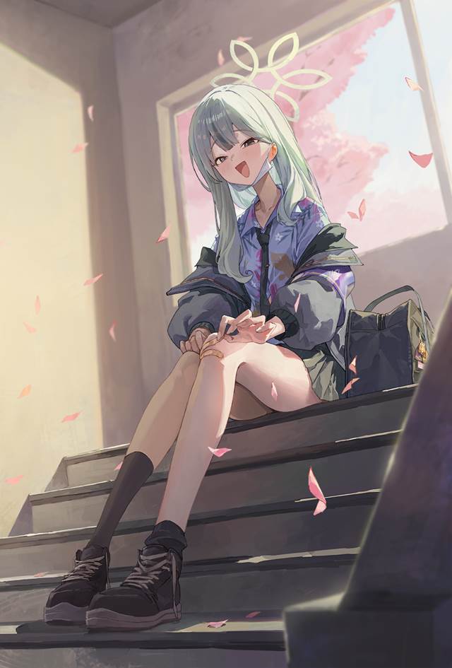 Blue Archive, girl, thighs