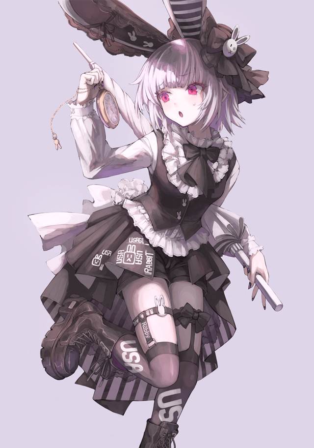 原创, 女孩子, 爱丽丝梦游仙境, bunny ears, 靴子, 兔子