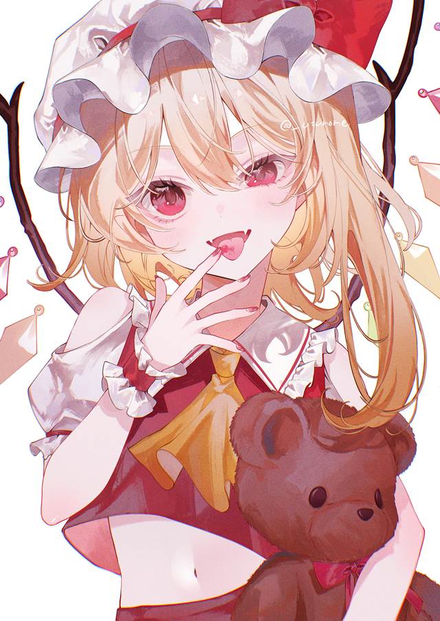 芙兰朵露・斯卡蕾特, 东方Project, 东方, Touhou Project, 肚脐