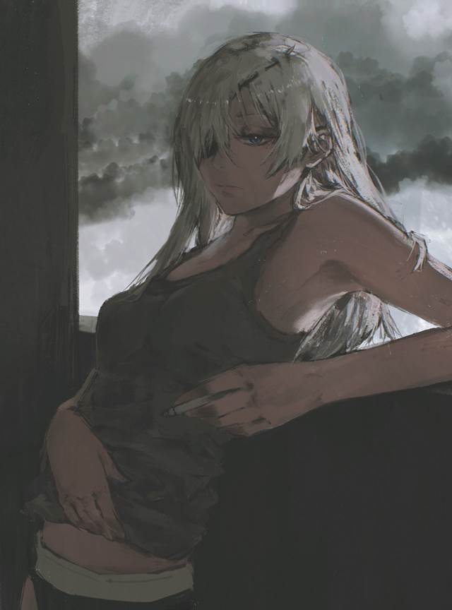 这冷淡风格的画风爱了_P站画师shiej007作品分享