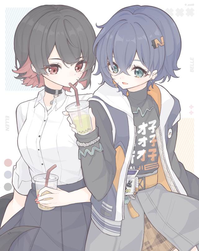 Ellen Joe, Rin (Zenless Zone Zero), yuri