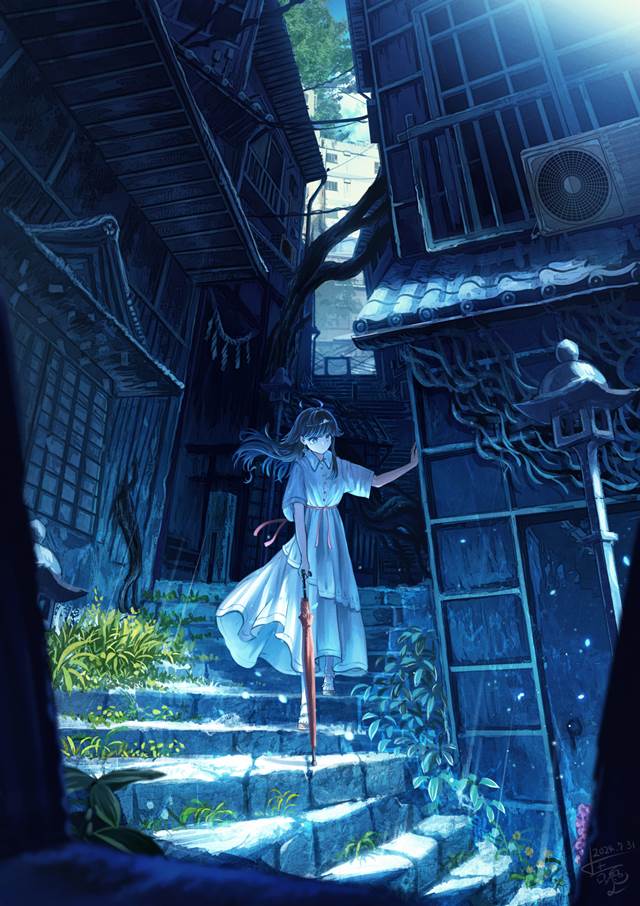 [pixiv]P站每日排行榜_8月1日热门美图TOP20精选