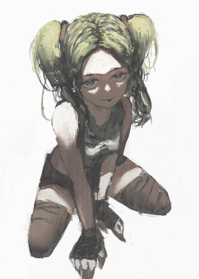 这冷淡风格的画风爱了_P站画师shiej007作品分享