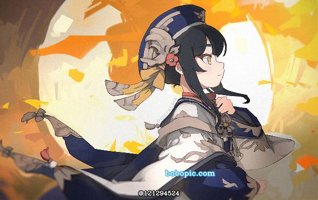 一张小女孩绘画图片