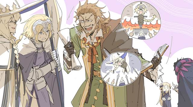 Tonelico (Fate), 贞德(Fate), Shakespeare (Fate), Morgan (Fate), 阿比盖尔·威廉姆斯（Fate）, Caster (Fate/Zero), Fate/GO1000users加入书籤