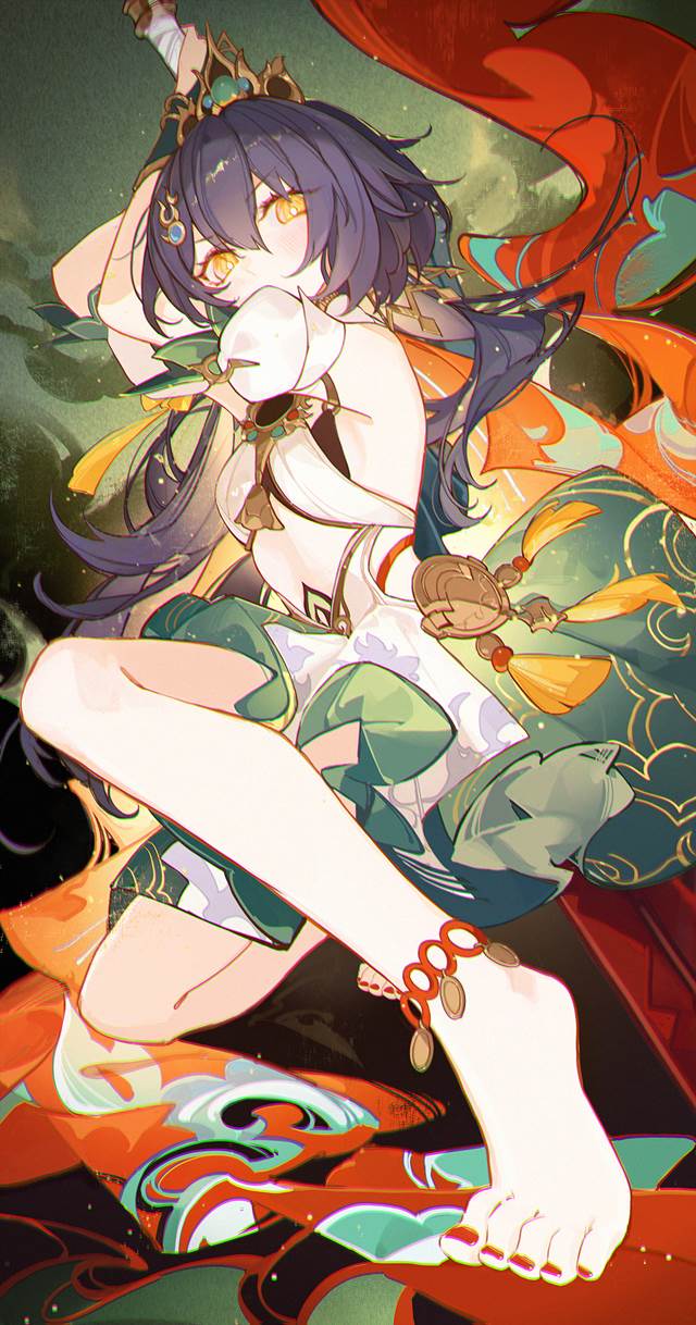 Honkai: Star Rail, 崩坏：星穹铁道, doujin, illustration, 赤脚, 脚指, 崩坏：星穹铁道1000收藏
