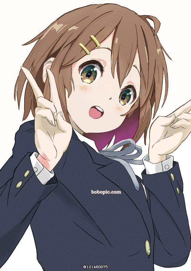 一张小女孩,西装外套,轻音少女,西装,平泽唯绘画图片