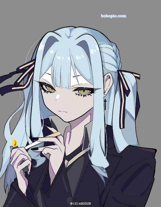 一张sakiko,BanGDream,MyGO!!!!!,丰川祥子,抽烟,烟绘画图片