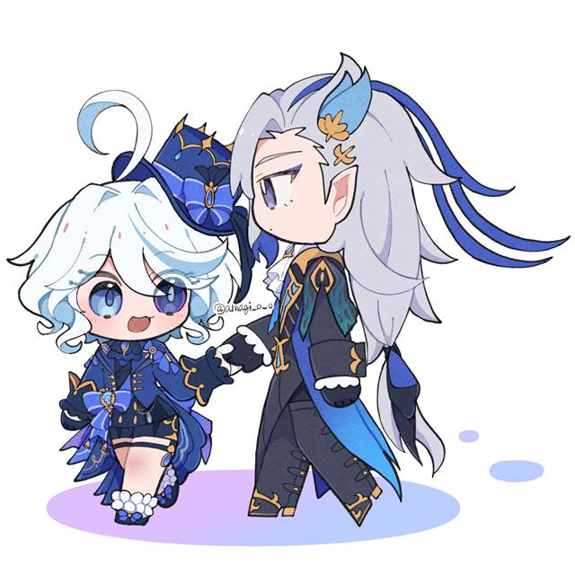 Genshin Impact, 芙宁娜, 那维莱特, Neuvillette/Furina, 原神100收藏