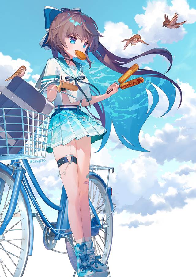 原创, 女校学生, inner color, 大腿