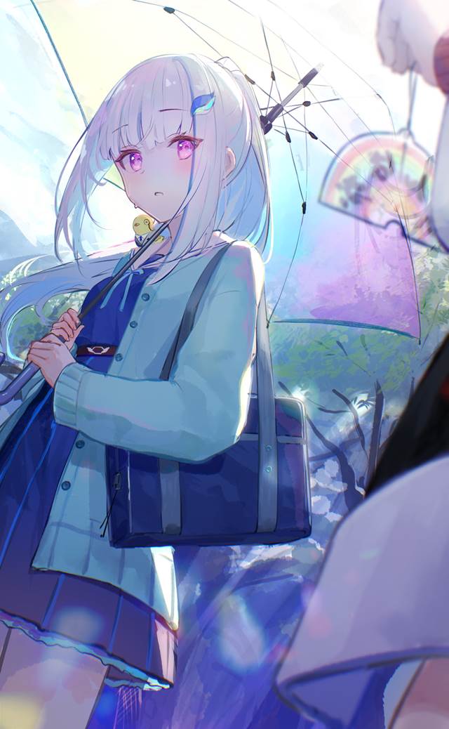 莉泽·赫露艾斯塔, Helesta fanart, 女孩子, 白发, 彩虹社, Virtual Youtuber 100+ bookmarks