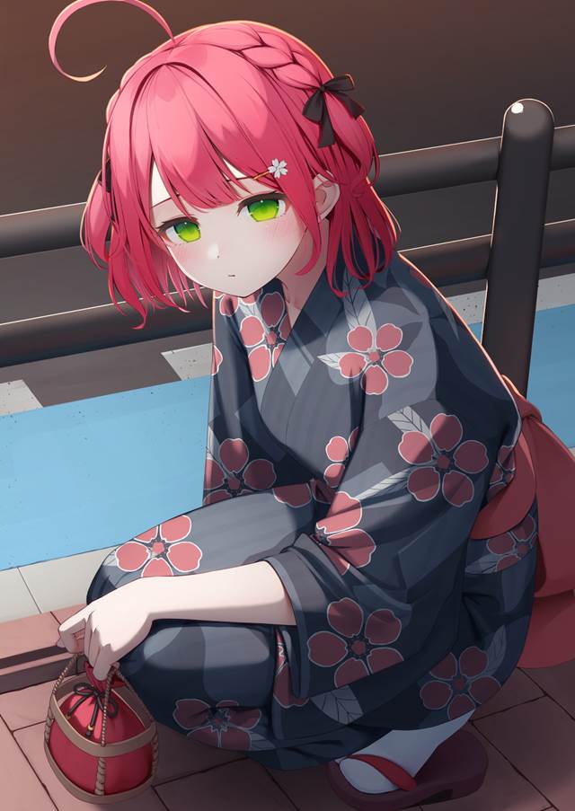 虚拟主播, Hololive, 樱巫女, yukata, Virtual Youtuber 100+ bookmarks