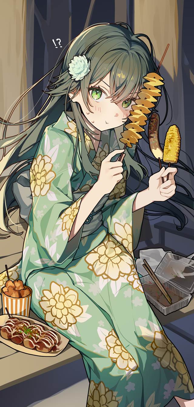 100 Day Challenge, Gakuen IDOLM@STER, yukata, Temari Tsukimura, 偶像大师1000users加入书籤