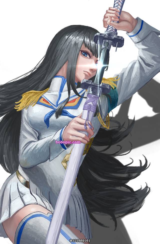 拔刀,斩服少女,皐月,鬼龙院皋月,黑长直图片