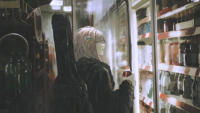 这冷淡风格的画风爱了_P站画师shiej007作品分享