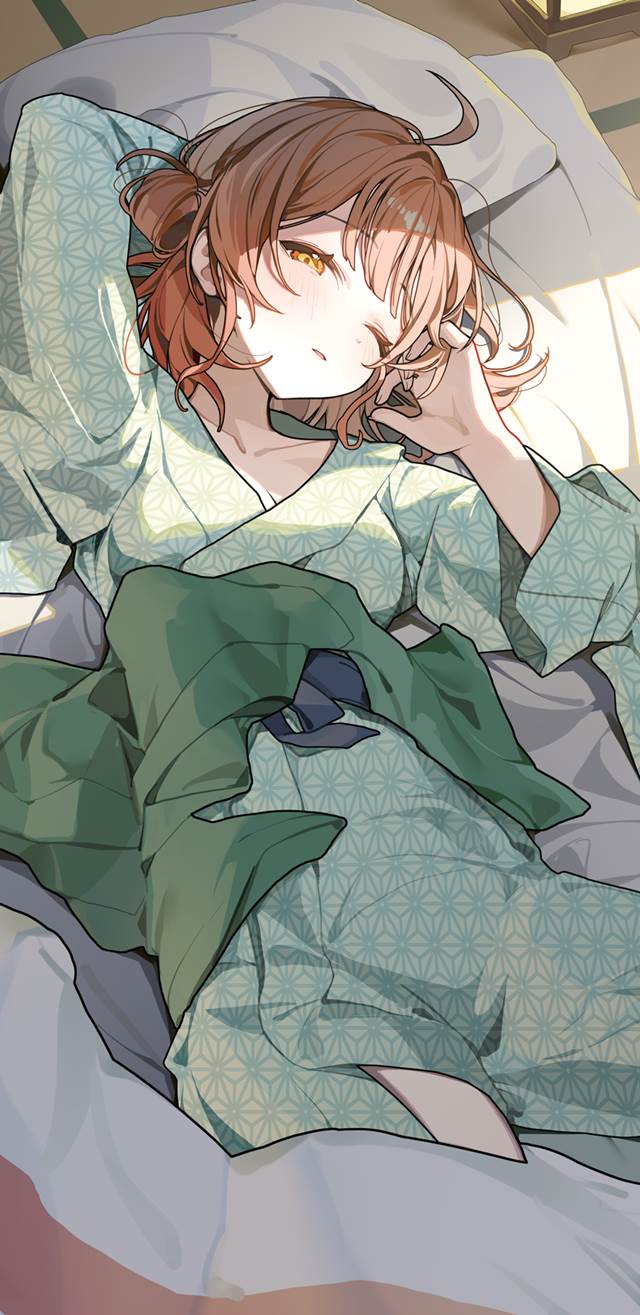 100 Day Challenge, yukata, Gakuen IDOLM@STER, Ume Hanami, 偶像大师1000users加入书籤