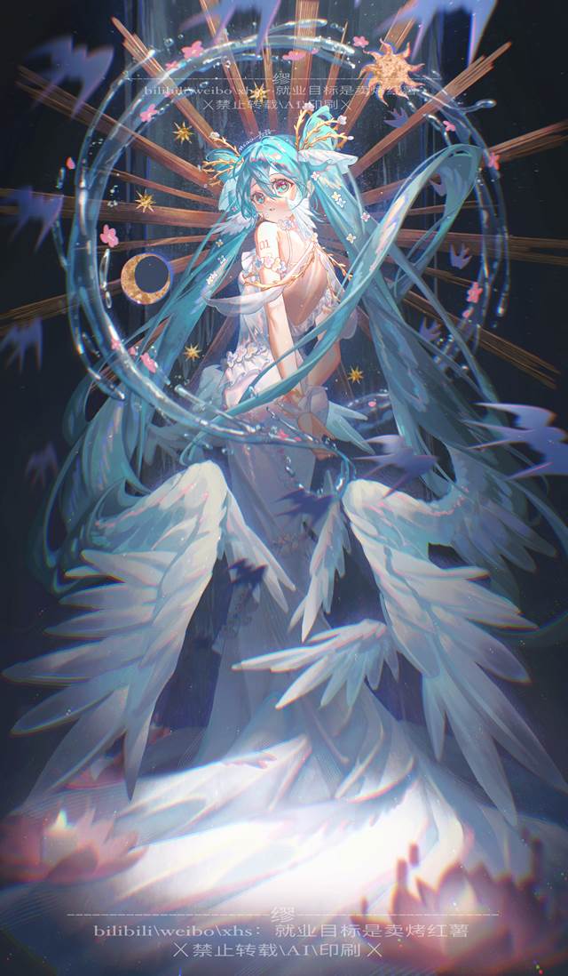 插画, 初音未来, Hatsune Miku, 原创