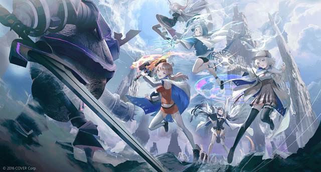 work illustration, Hololive, Virtual YouTuber 1000+ bookmarks