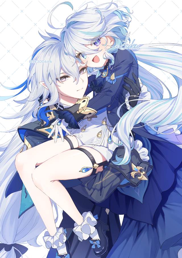 Neuvillette/Furina, Genshin Impact, Genshin Impact 100+ bookmarks