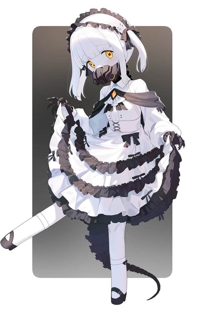 Ein (Blue Archive), Blue Archive, Blue Archive 1000+ users, gothic lolita, Pinching Garments