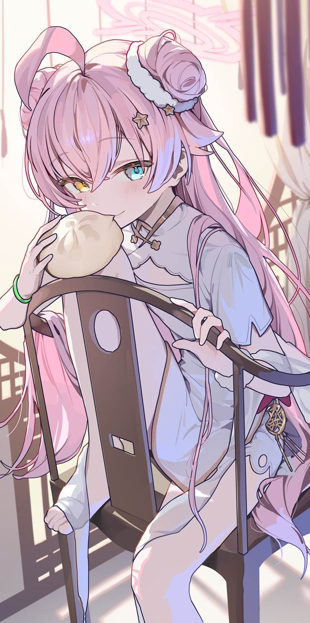 Blue Archive, 100 Day Challenge, Takanashi Hoshino, China dress, Blue Archive 5000+ bookmarks