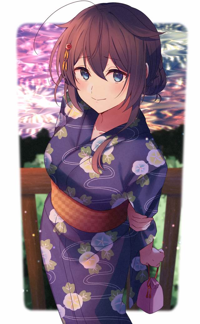 Kantai Collection, Shigure Kai San, Shigure (Kantai Collection), fleet girls in yukata