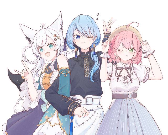 Hololive, Hoshimachi Suisei fanart, Suisei Hoshimachi, 樱巫女, 白上吹雪, 白上吹雪同人, Virtual Youtuber 100+ bookmarks, 虚拟YouTuber 500收藏