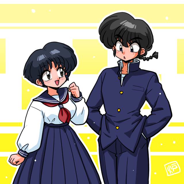 我就记得叫乱马1/2_P站画师ワン太作品分享