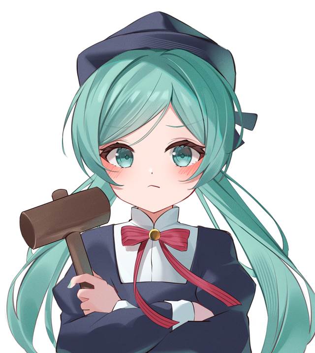 一张这个初音真美好,恋爱裁判,初音未来,锤子绘画图片