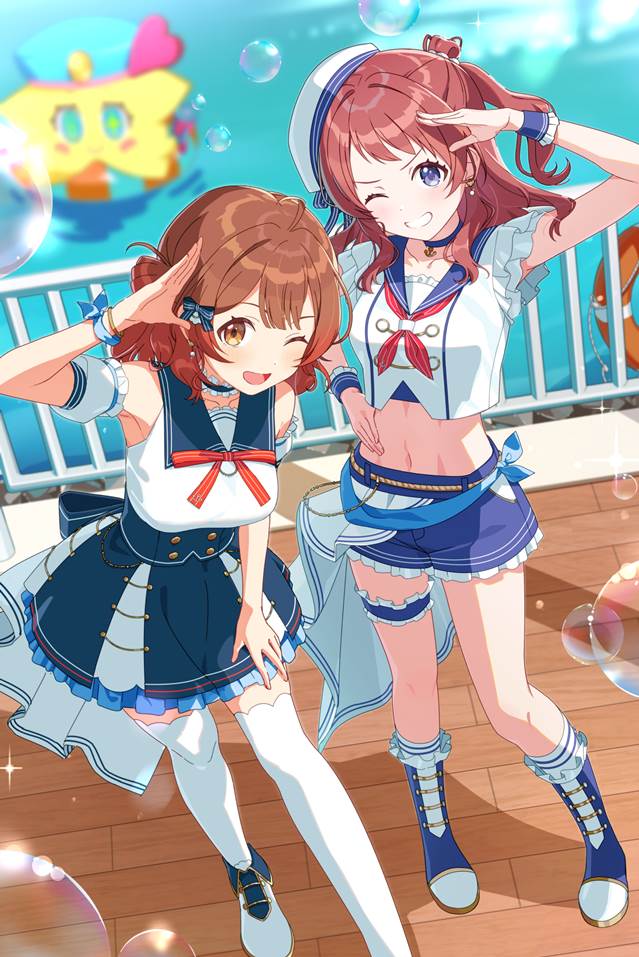Ume Hanami, Gakuen IDOLM@STER, Saki Hanami, 水手服