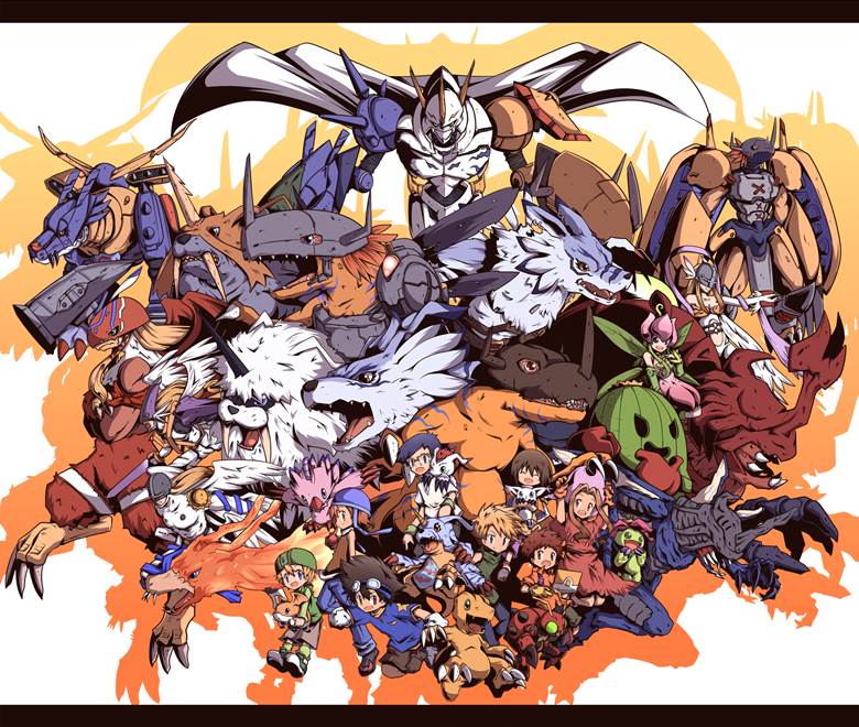 digimon adventure, 数码怪兽, 建议点击, 卧槽好厉害, group picture, Digimon 10,000+ bookmarks