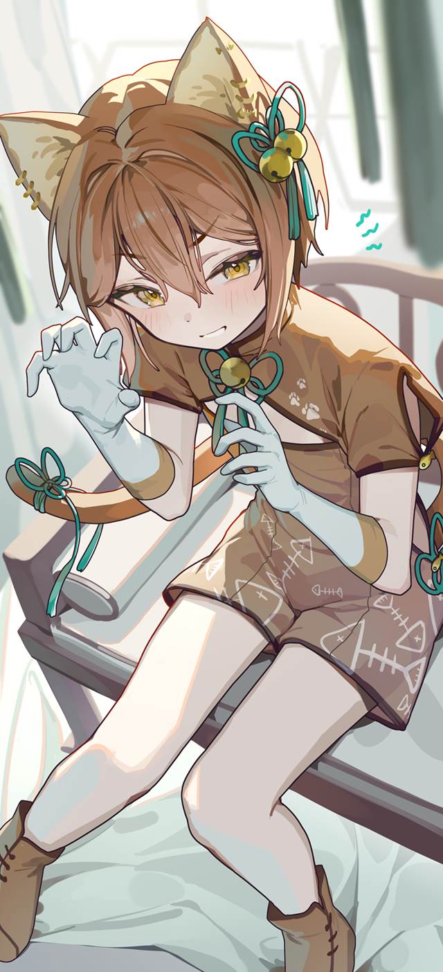 100 Day Challenge, cat ears, 旗袍, 原创1000users加入书籤