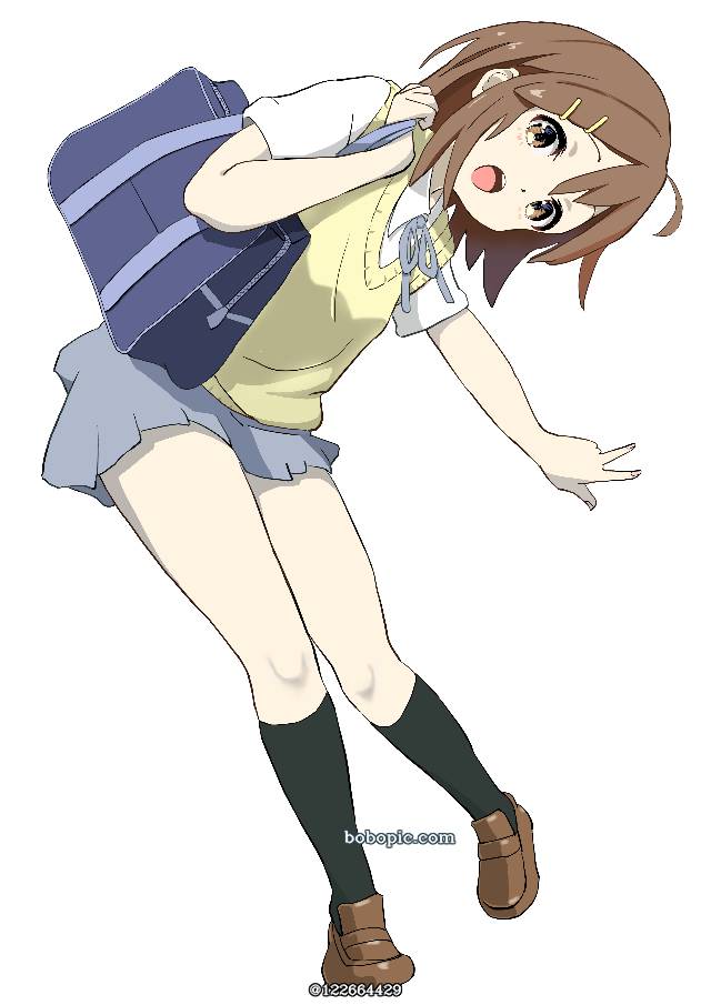 一张小女孩,平泽唯,轻音少女,制服绘画图片