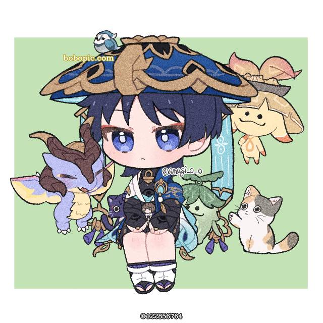 Genshin Impact, wanderer, 原神100收藏