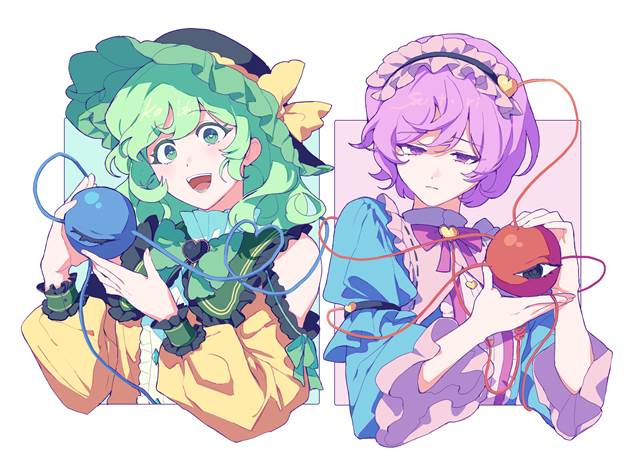 东方Project, 古明地恋, 古明地觉, Komeiji sisters, Touhou Project 100+ bookmarks