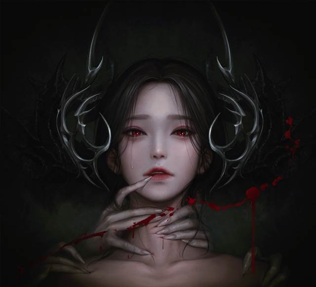 掐脖子, suffocation, blood, 眼泪