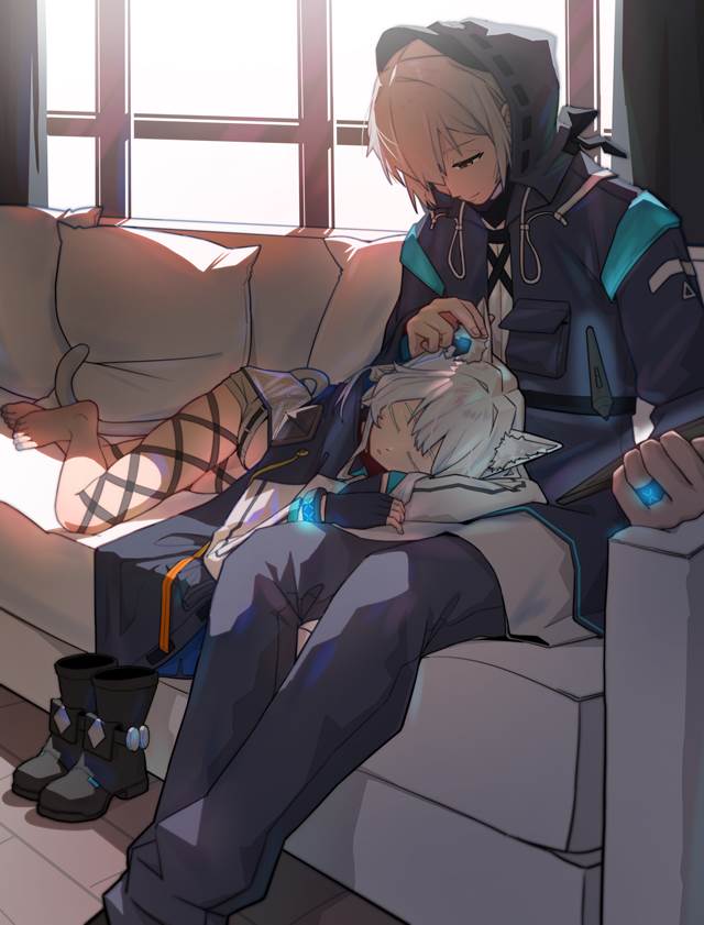 Arknights, doujin, rosemary, 迷迭香（明日方舟）, 明日方舟