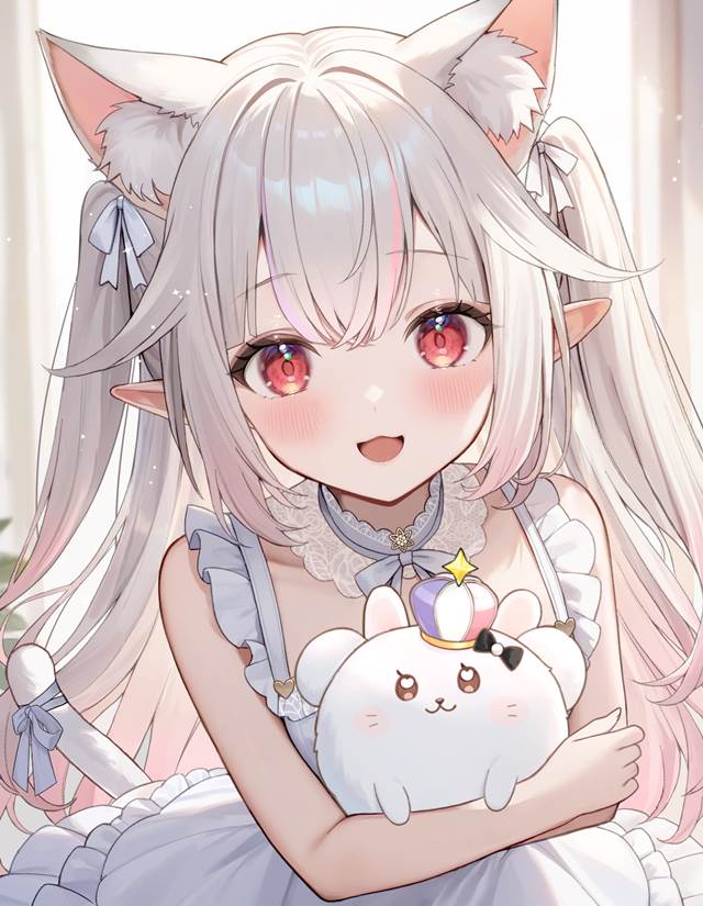 Kanon Mashiro, 虚拟主播, 女孩子, cat ears, Virtual Youtuber 100+ bookmarks