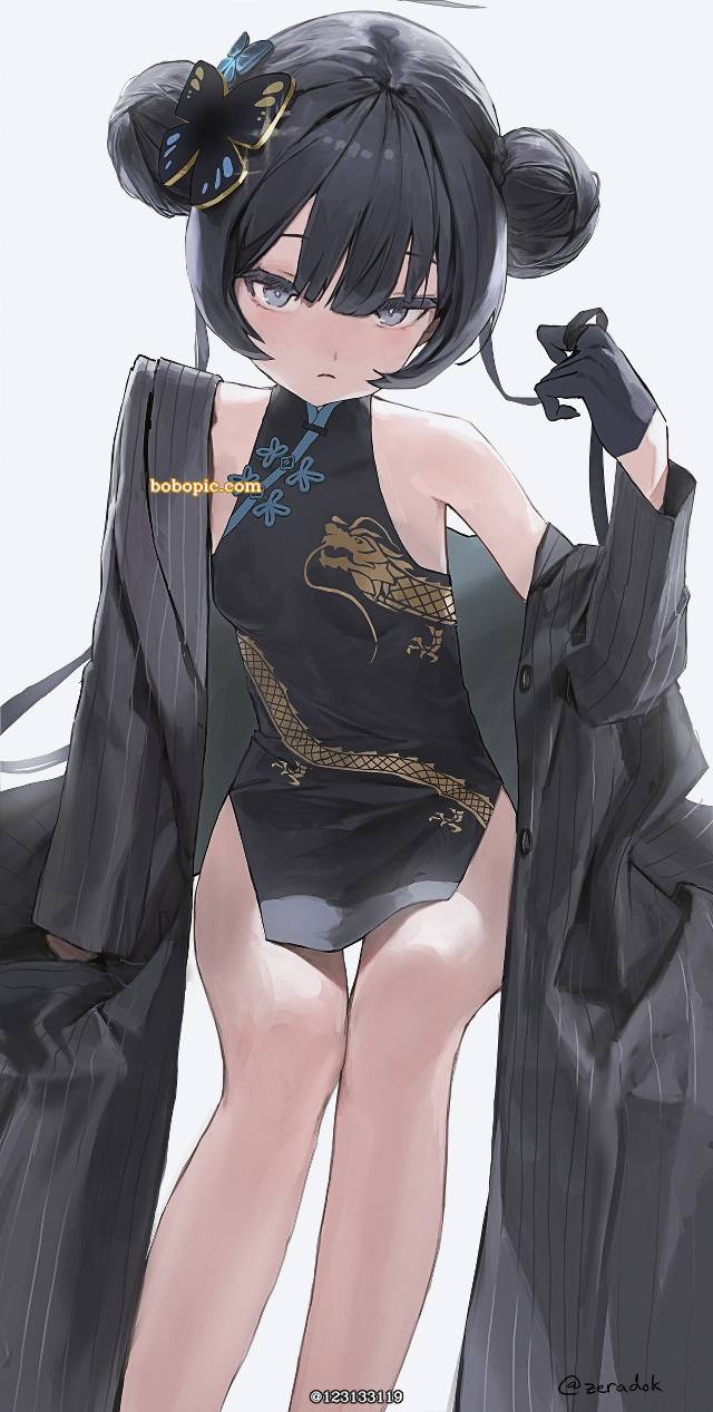 一张蔚蓝档案,腿,妃咲,小女孩,龙华妃咲绘画图片