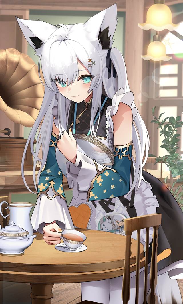 白上吹雪, Hololive, 白上吹雪同人, 女孩子, 虚拟主播, fox ears, Virtual YouTuber 1000+ bookmarks